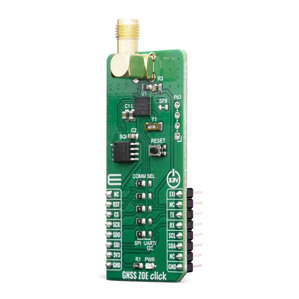 Mikroelektronika d.o.o. MIKROE-3660 GNSS ZOE Click Board - The Debug Store UK