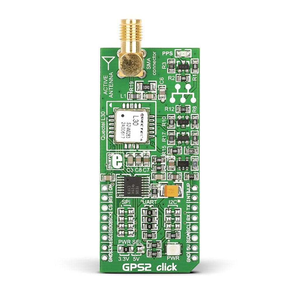 Mikroelektronika d.o.o. MIKROE-1374 GPS 2 Click Board - The Debug Store UK