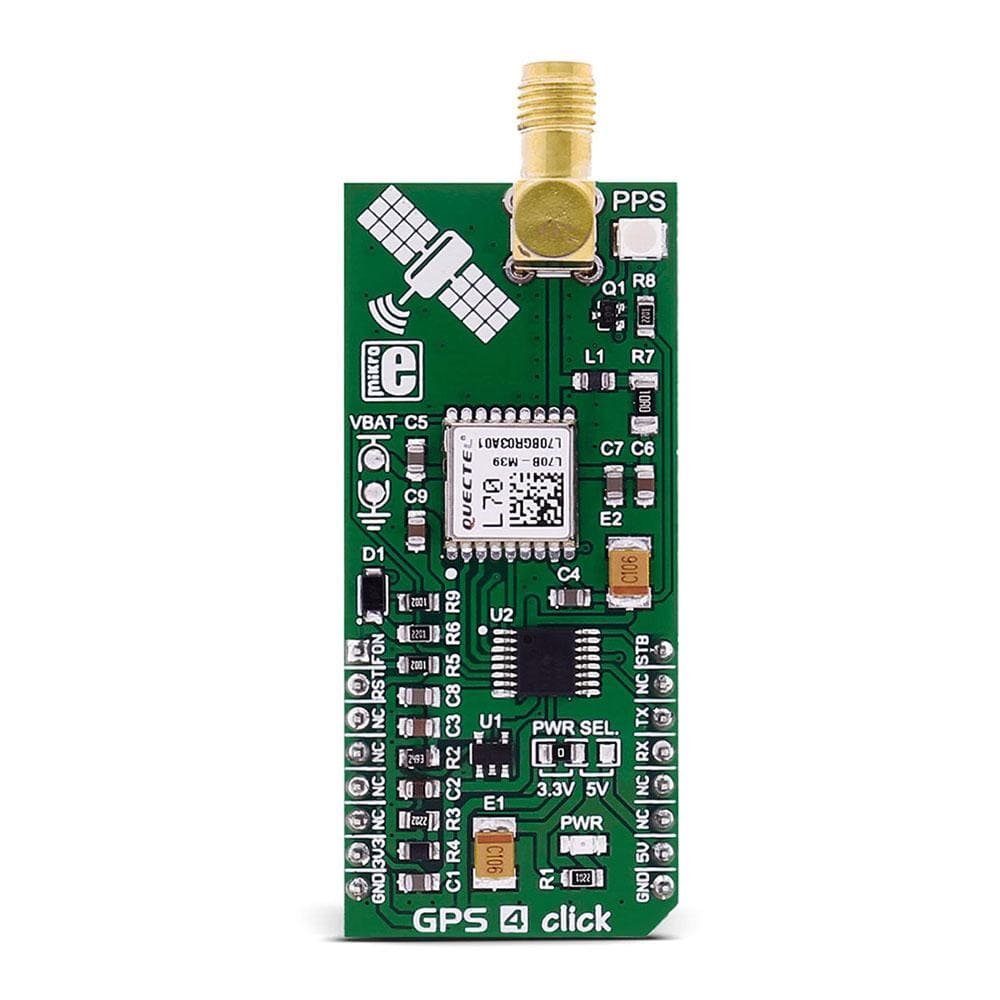 Mikroelektronika d.o.o. MIKROE-2704 GPS 4 Click Board - The Debug Store UK