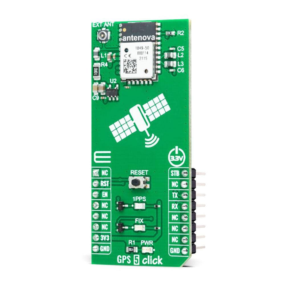 Mikroelektronika d.o.o. MIKROE-5298 GPS 5 Click Board - The Debug Store UK