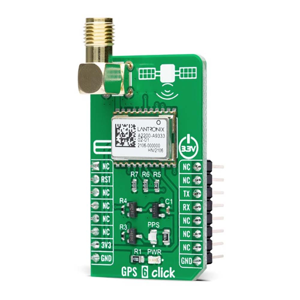 Mikroelektronika d.o.o. MIKROE-5115 GPS 6 Click Board - The Debug Store UK