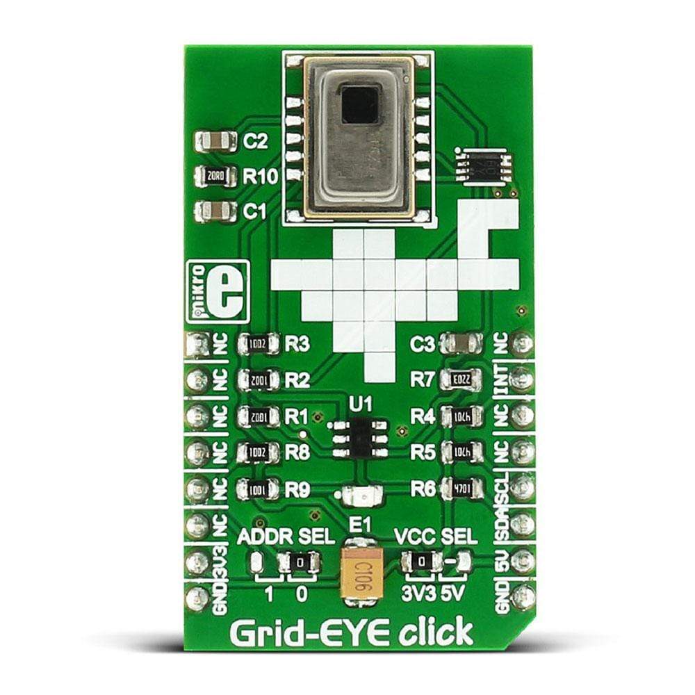 Mikroelektronika d.o.o. MIKROE-2539 Grid-EYE Click Board - The Debug Store UK