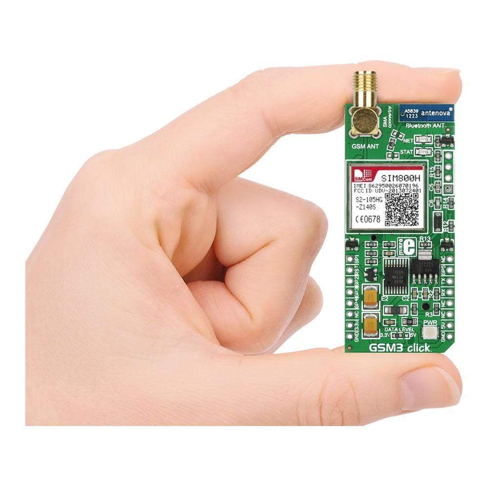 Mikroelektronika d.o.o. MIKROE-1720 GSM 3 Click Board - The Debug Store UK