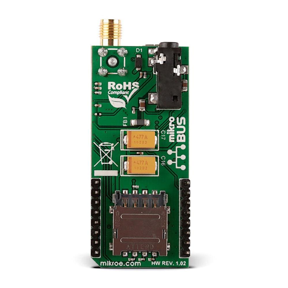 Mikroelektronika d.o.o. MIKROE-2388 GSM 4 Click Board - The Debug Store UK