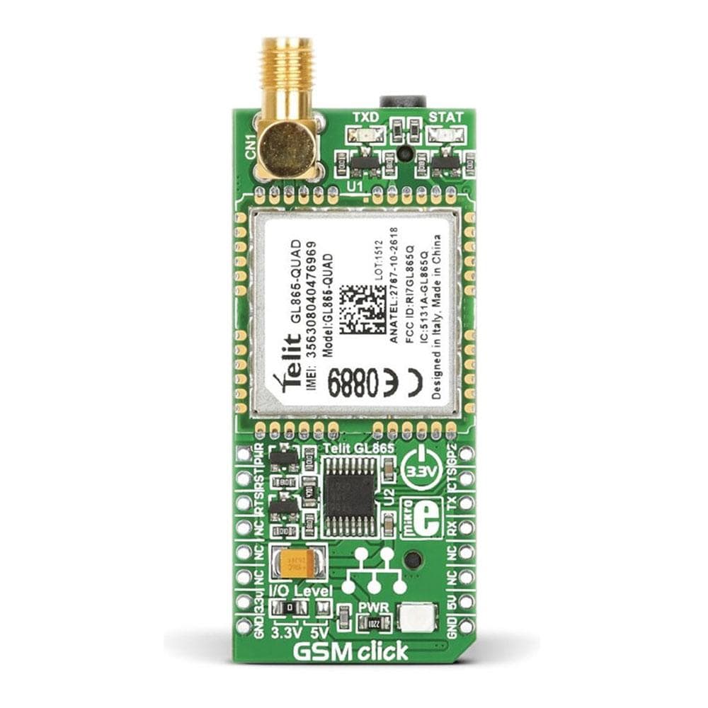 Mikroelektronika d.o.o. MIKROE-1298 GSM Click Board - The Debug Store UK