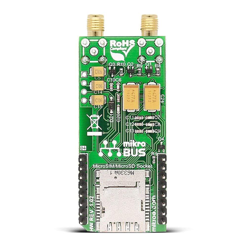 Mikroelektronika d.o.o. MIKROE-2440 GSM/GNSS 2 Click Board - The Debug Store UK