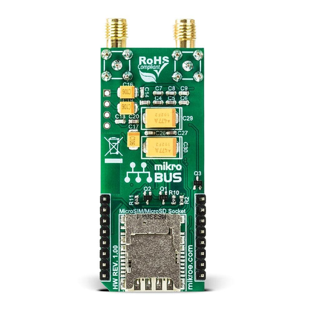 Mikroelektronika d.o.o. MIKROE-2439 GSM/GNSS Click Board - The Debug Store UK