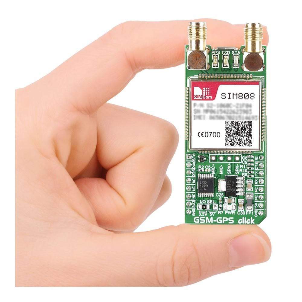 Mikroelektronika d.o.o. MIKROE-2382 GSM-GPS Click Board - The Debug Store UK