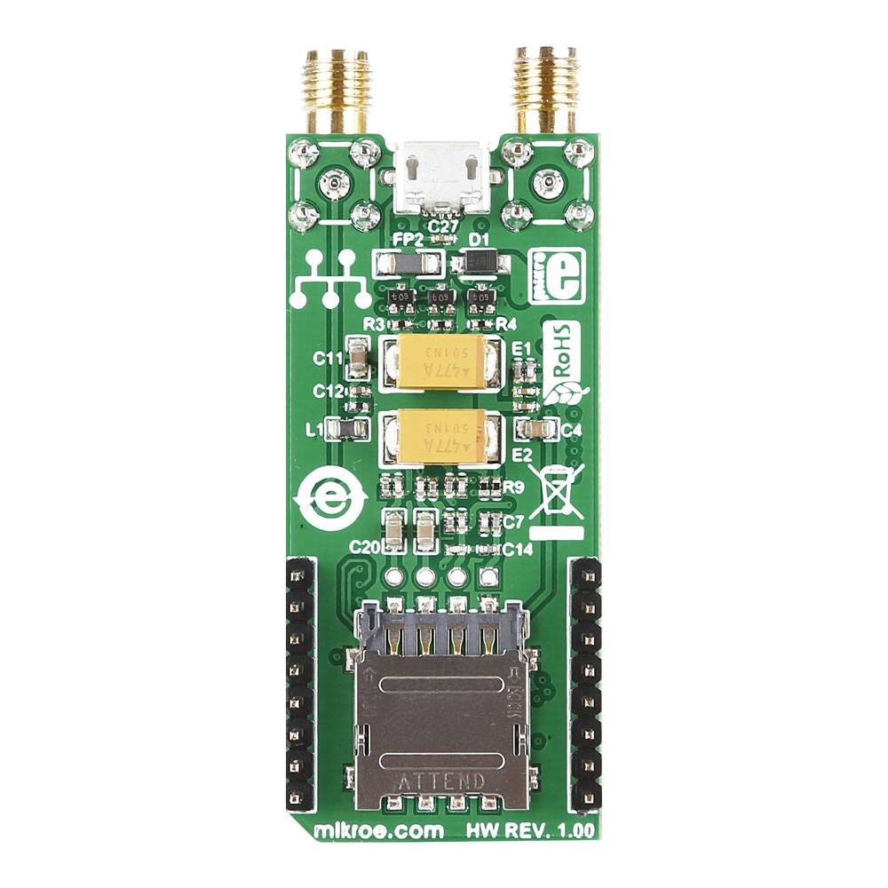 Mikroelektronika d.o.o. MIKROE-2382 GSM-GPS Click Board - The Debug Store UK