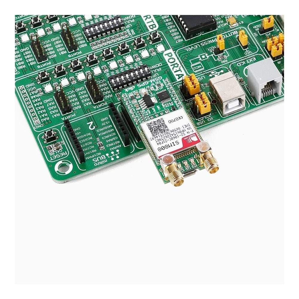 Mikroelektronika d.o.o. MIKROE-2382 GSM-GPS Click Board - The Debug Store UK