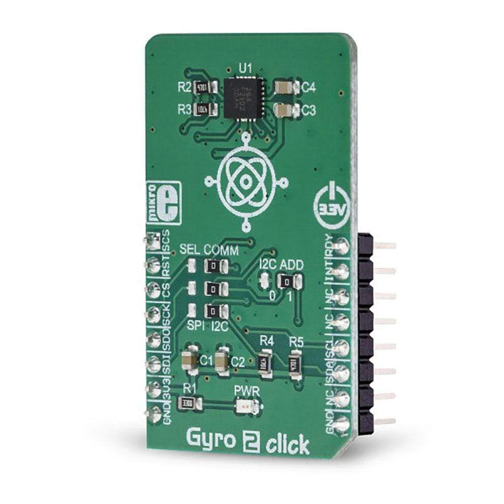 Mikroelektronika d.o.o. MIKROE-3300 Gyro 2 Click Board - The Debug Store UK