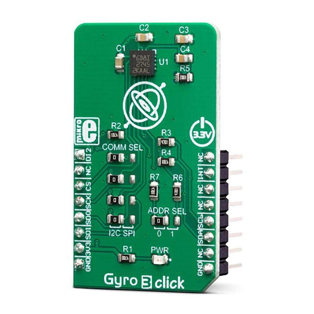 Mikroelektronika d.o.o. MIKROE-3449 Gyro 3 Click Board - The Debug Store UK