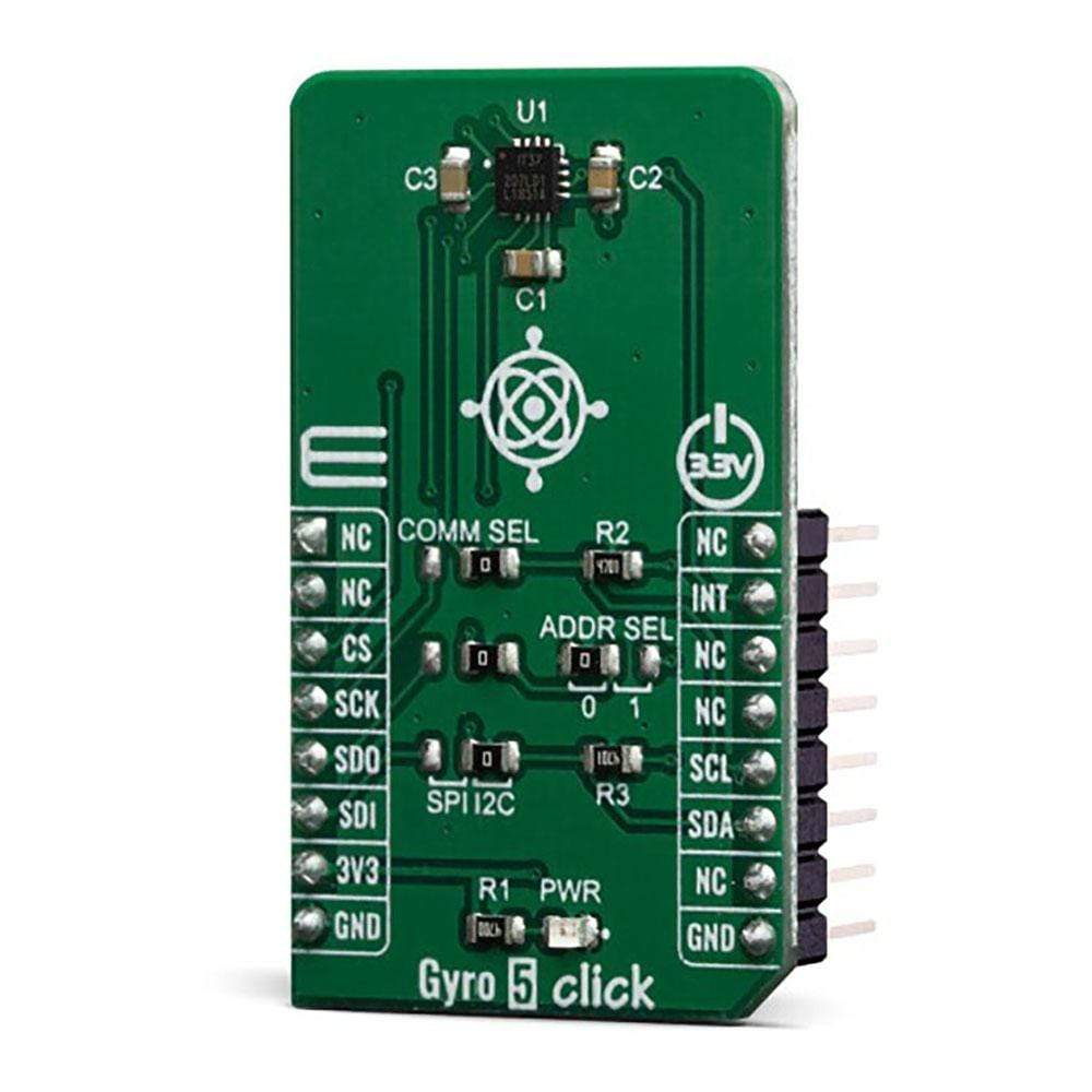 Mikroelektronika d.o.o. MIKROE-3669 Gyro 5 Click Board - The Debug Store UK