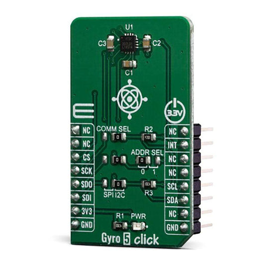 Mikroelektronika d.o.o. MIKROE-3669 Gyro 5 Click Board - The Debug Store UK