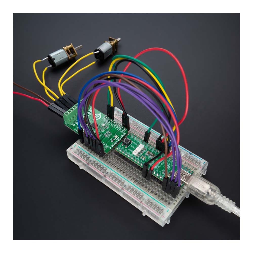 Mikroelektronika d.o.o. MIKROE-5108 H-Bridge 10 Click Board - The Debug Store UK