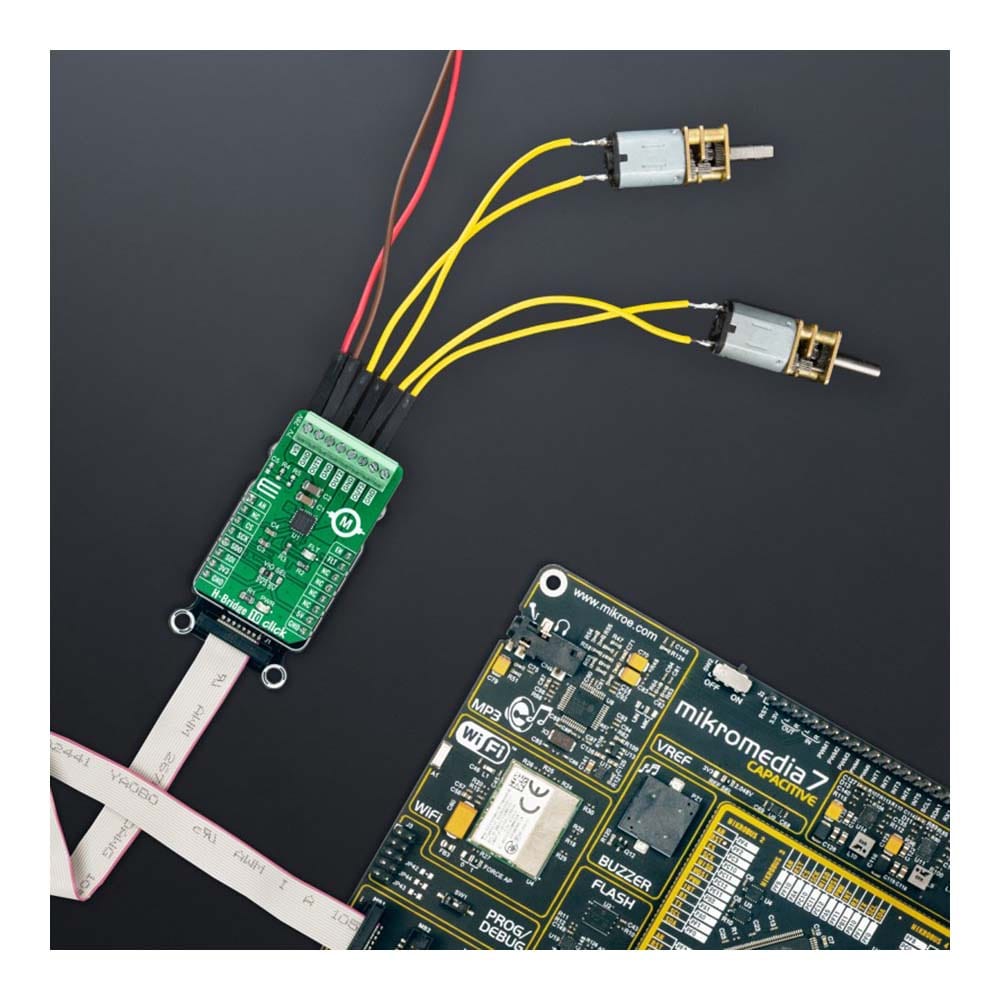 Mikroelektronika d.o.o. MIKROE-5108 H-Bridge 10 Click Board - The Debug Store UK