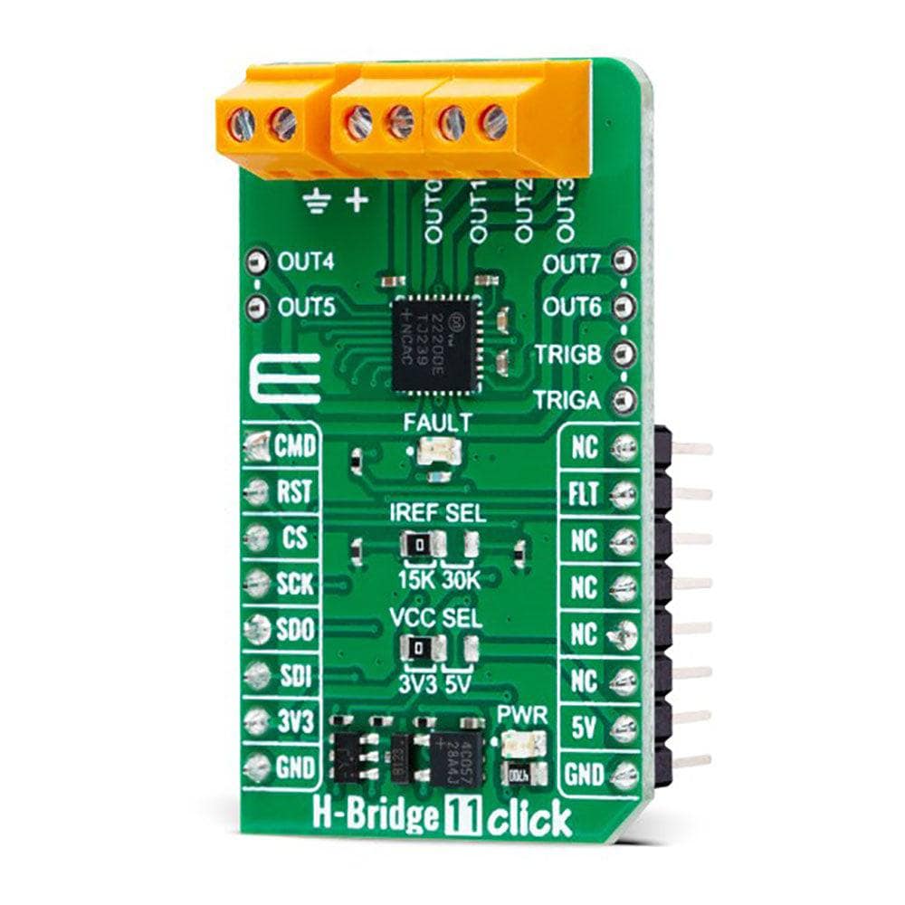 Mikroelektronika d.o.o. MIKROE-5636 H-Bridge 11 Click Board - The Debug Store UK
