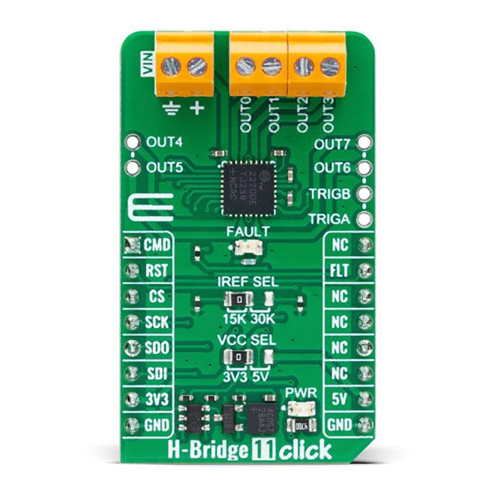 Mikroelektronika d.o.o. MIKROE-5636 H-Bridge 11 Click Board - The Debug Store UK