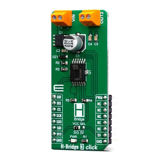 Mikroelektronika d.o.o. MIKROE-3613 H-Bridge 3 Click Board - The Debug Store UK
