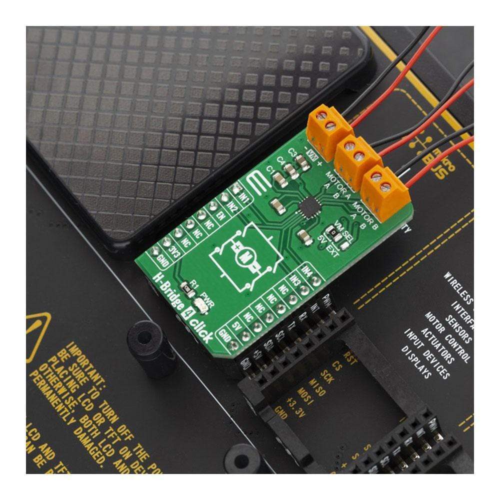 Mikroelektronika d.o.o. MIKROE-3787 H-Bridge 4 Click Board - The Debug Store UK