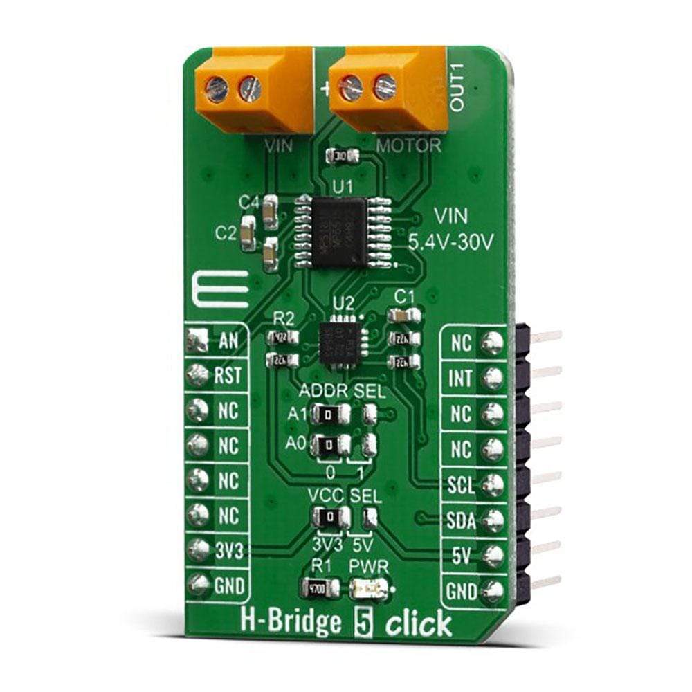 Mikroelektronika d.o.o. MIKROE-3854 H-Bridge 5 Click Board - The Debug Store UK