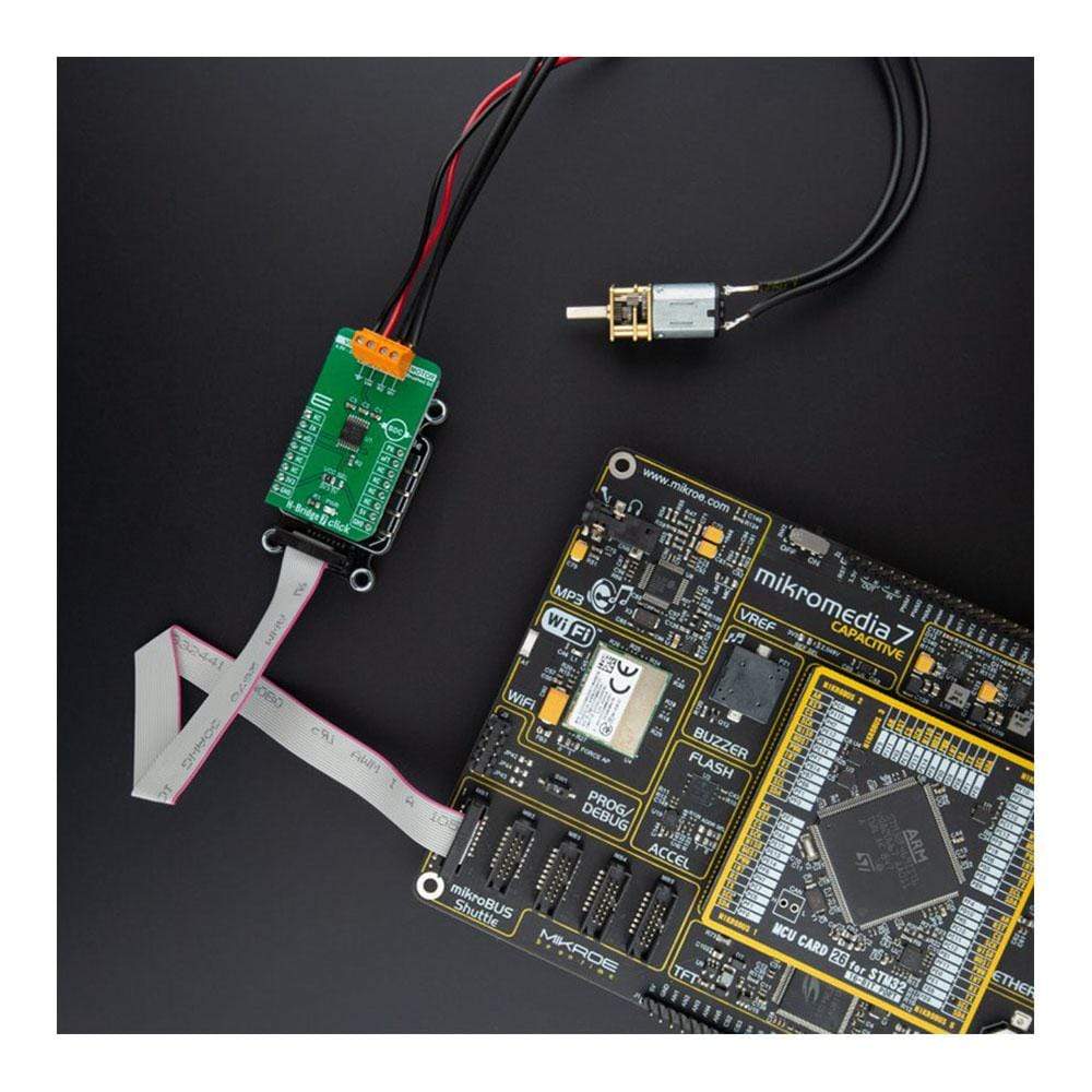 Mikroelektronika d.o.o. MIKROE-4143 H-Bridge 7 Click Board - The Debug Store UK
