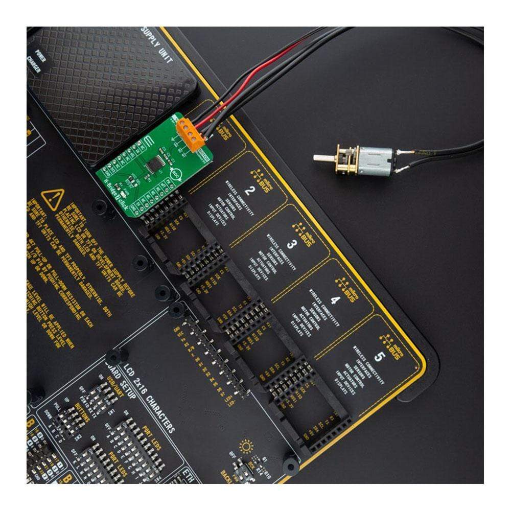 Mikroelektronika d.o.o. MIKROE-4143 H-Bridge 7 Click Board - The Debug Store UK