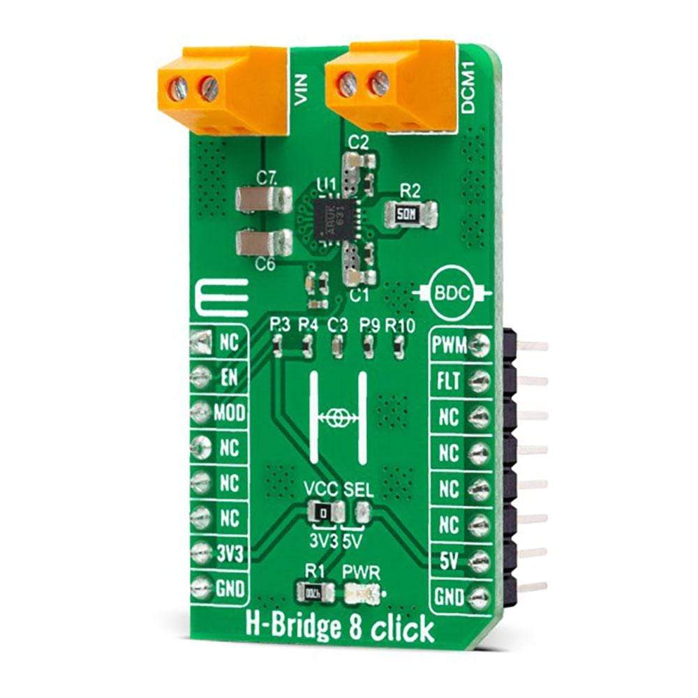 Mikroelektronika d.o.o. MIKROE-4775 H-Bridge 8 Click Board - The Debug Store UK