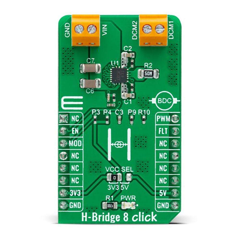Mikroelektronika d.o.o. MIKROE-4775 H-Bridge 8 Click Board - The Debug Store UK