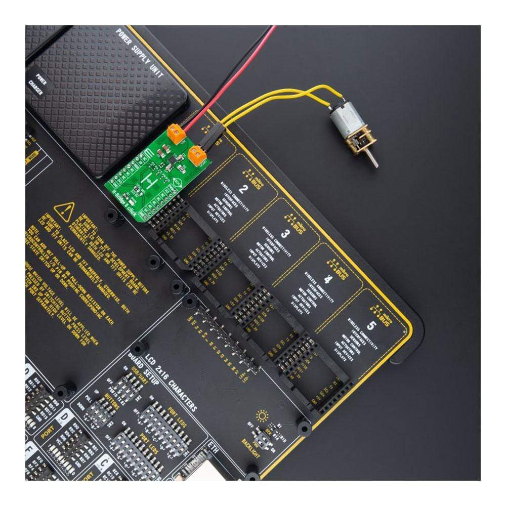 Mikroelektronika d.o.o. MIKROE-4775 H-Bridge 8 Click Board - The Debug Store UK