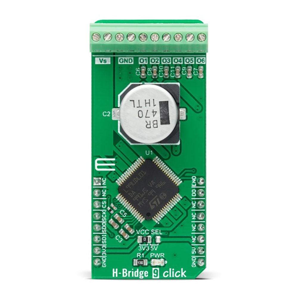 Mikroelektronika d.o.o. MIKROE-4821 H-Bridge 9 Click Board - The Debug Store UK