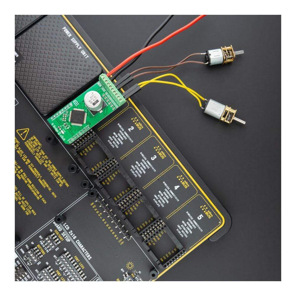 Mikroelektronika d.o.o. MIKROE-4821 H-Bridge 9 Click Board - The Debug Store UK