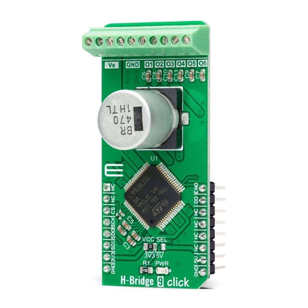 Mikroelektronika d.o.o. MIKROE-4821 H-Bridge 9 Click Board - The Debug Store UK