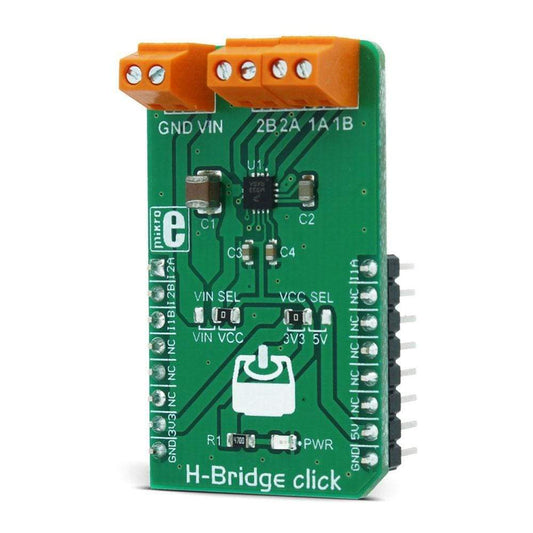 Mikroelektronika d.o.o. MIKROE-3031 H-Bridge Click Board - The Debug Store UK
