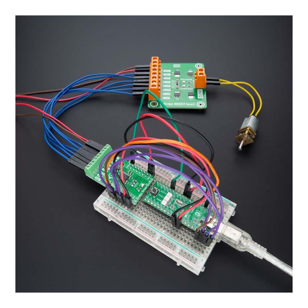 Mikroelektronika d.o.o. MIKROE-4931 H-Bridge Driver 2 Click Board - The Debug Store UK