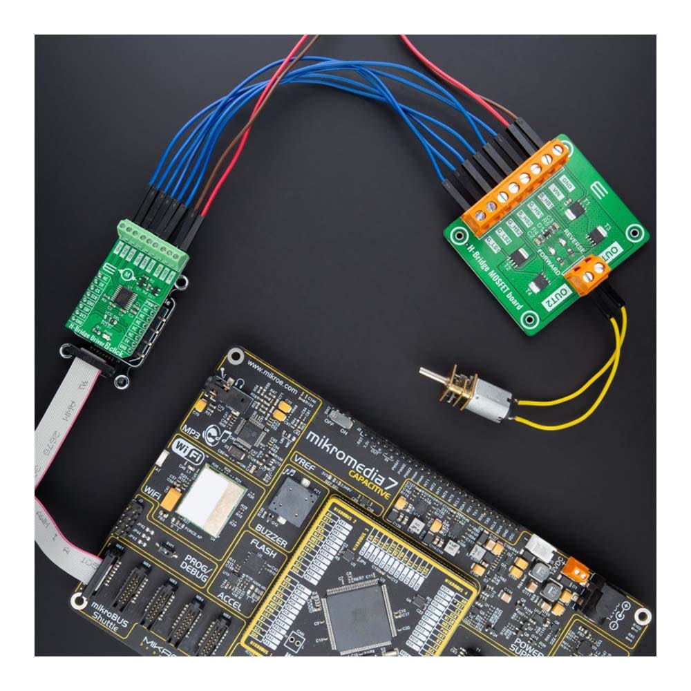 Mikroelektronika d.o.o. MIKROE-4931 H-Bridge Driver 2 Click Board - The Debug Store UK