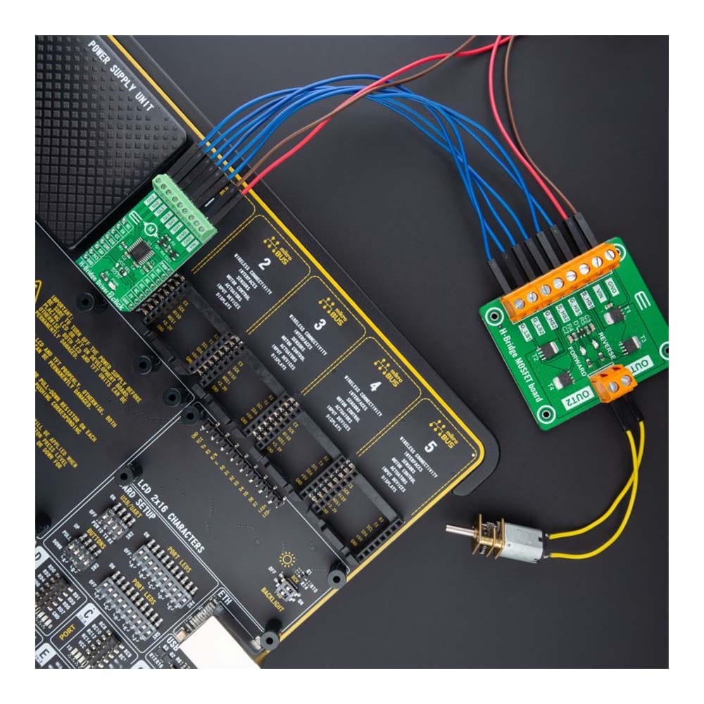 Mikroelektronika d.o.o. MIKROE-4931 H-Bridge Driver 2 Click Board - The Debug Store UK