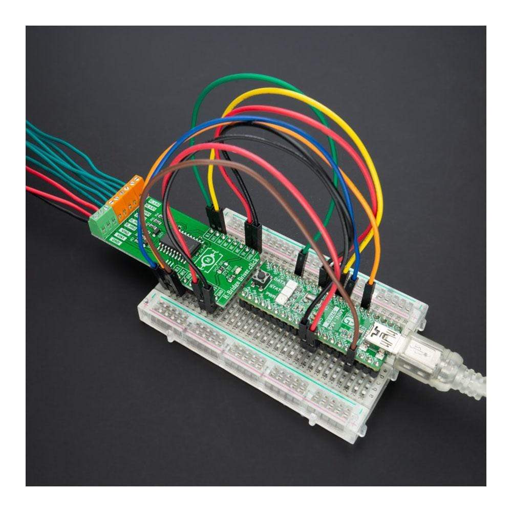 Mikroelektronika d.o.o. MIKROE-4696 H-Bridge Driver Click Board - The Debug Store UK
