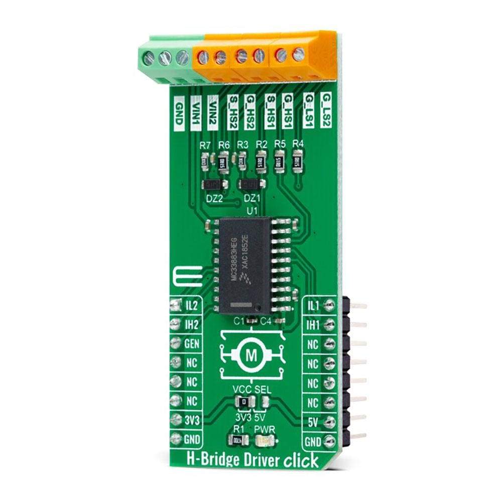 Mikroelektronika d.o.o. MIKROE-4696 H-Bridge Driver Click Board - The Debug Store UK