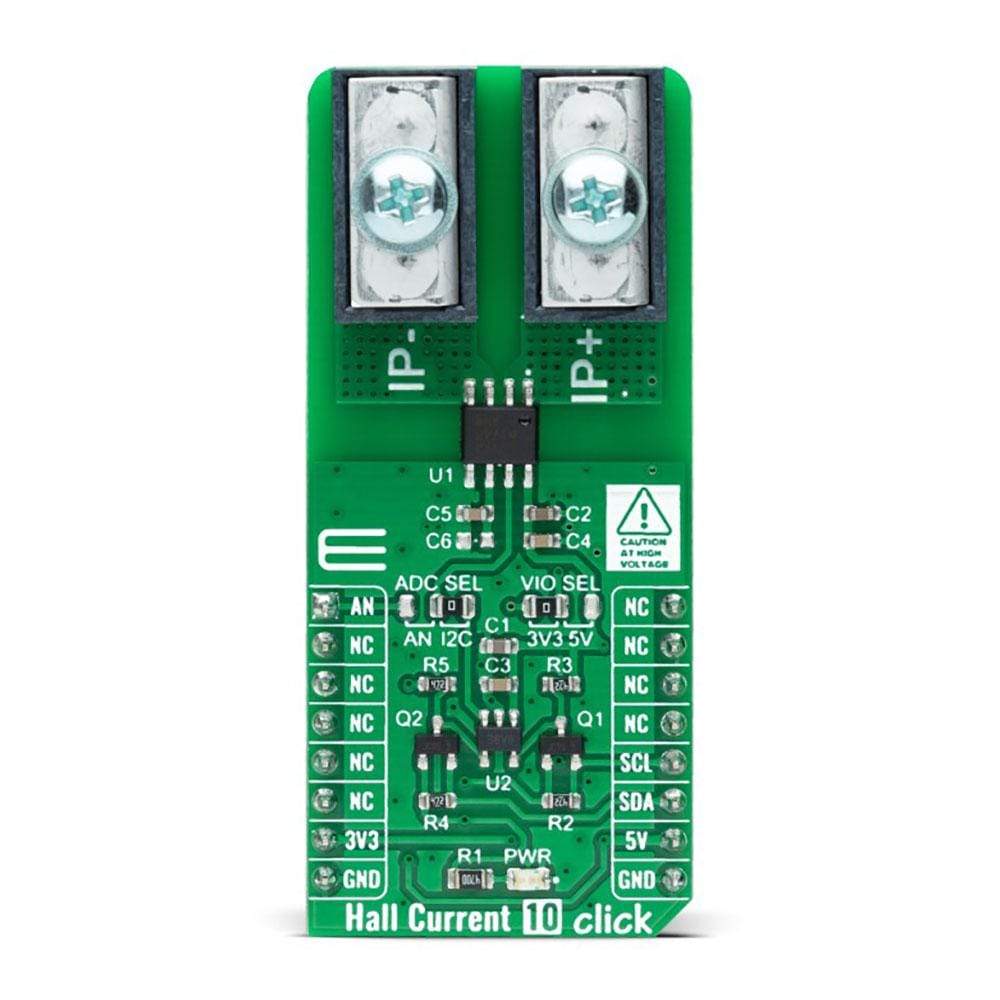 Mikroelektronika d.o.o. MIKROE-4587 Hall Current 10 Click Board - The Debug Store UK