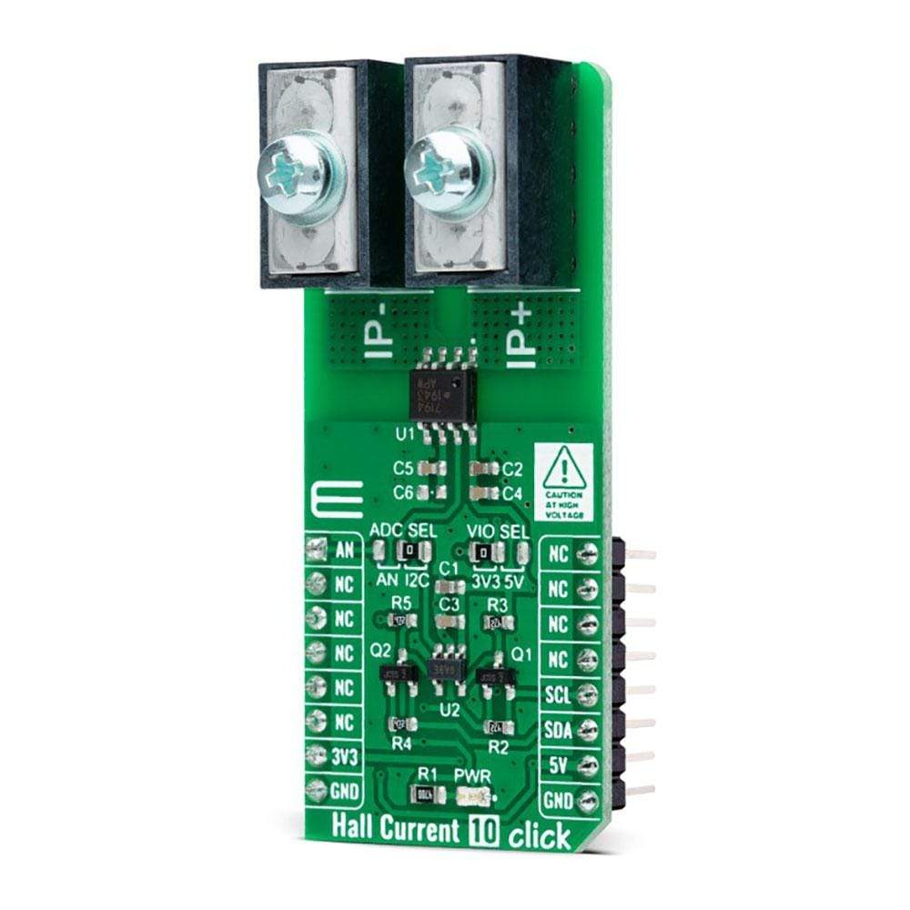 Mikroelektronika d.o.o. MIKROE-4587 Hall Current 10 Click Board - The Debug Store UK