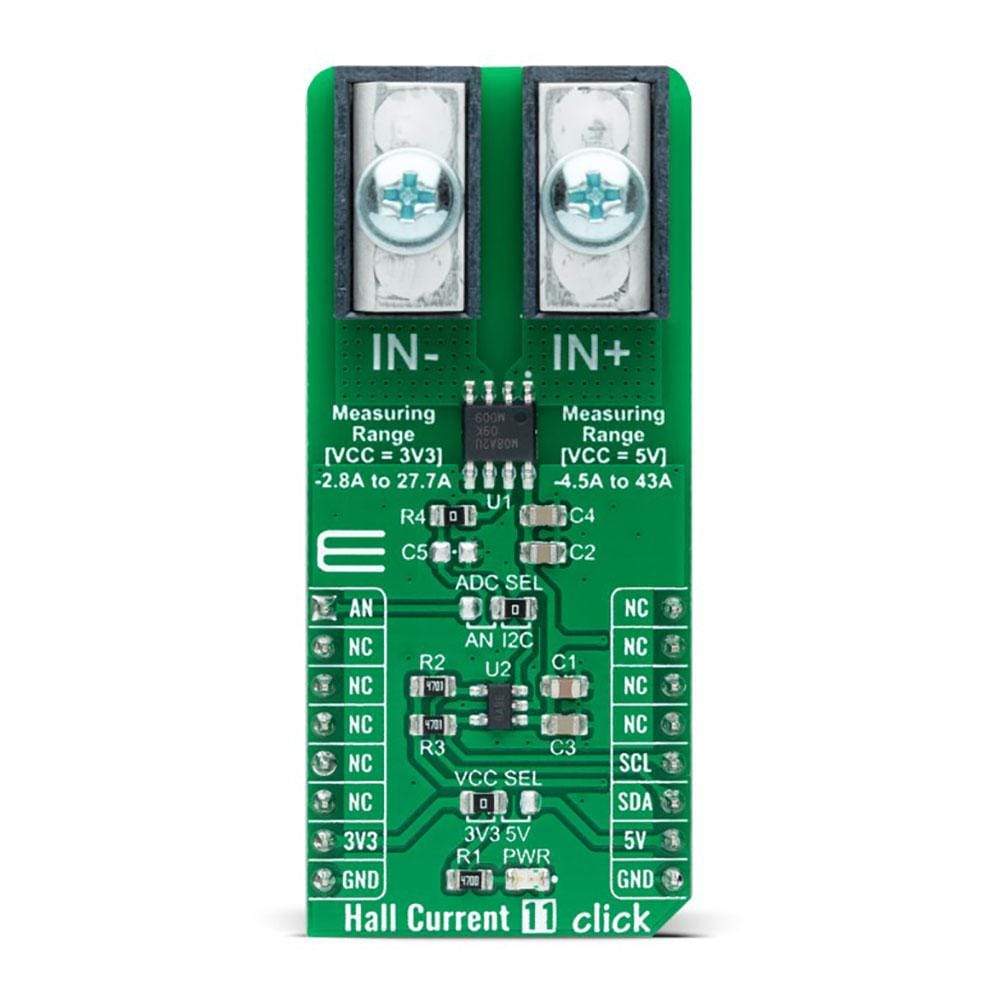 Mikroelektronika d.o.o. MIKROE-4797 Hall Current 11 Click Board - The Debug Store UK