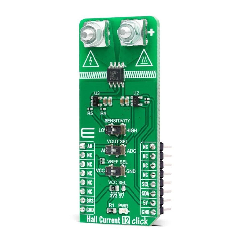Mikroelektronika d.o.o. MIKROE-4792 Hall Current 12 Click Board - The Debug Store UK