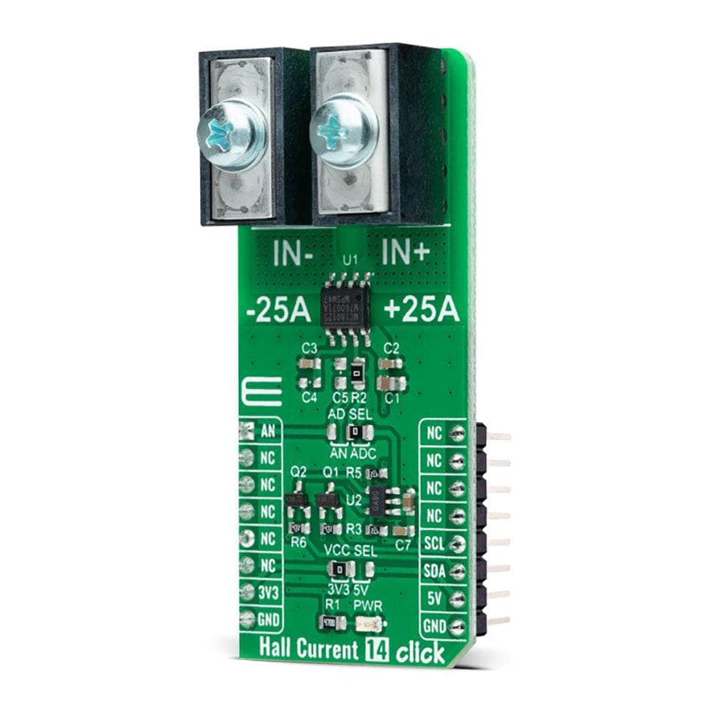 Mikroelektronika d.o.o. MIKROE-5239 Hall Current 14 Click Board - The Debug Store UK