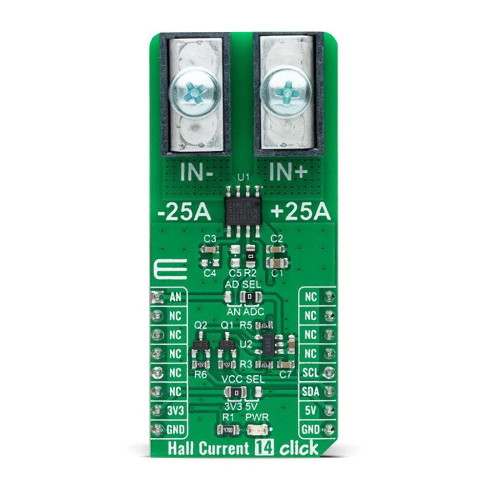 Mikroelektronika d.o.o. MIKROE-5239 Hall Current 14 Click Board - The Debug Store UK