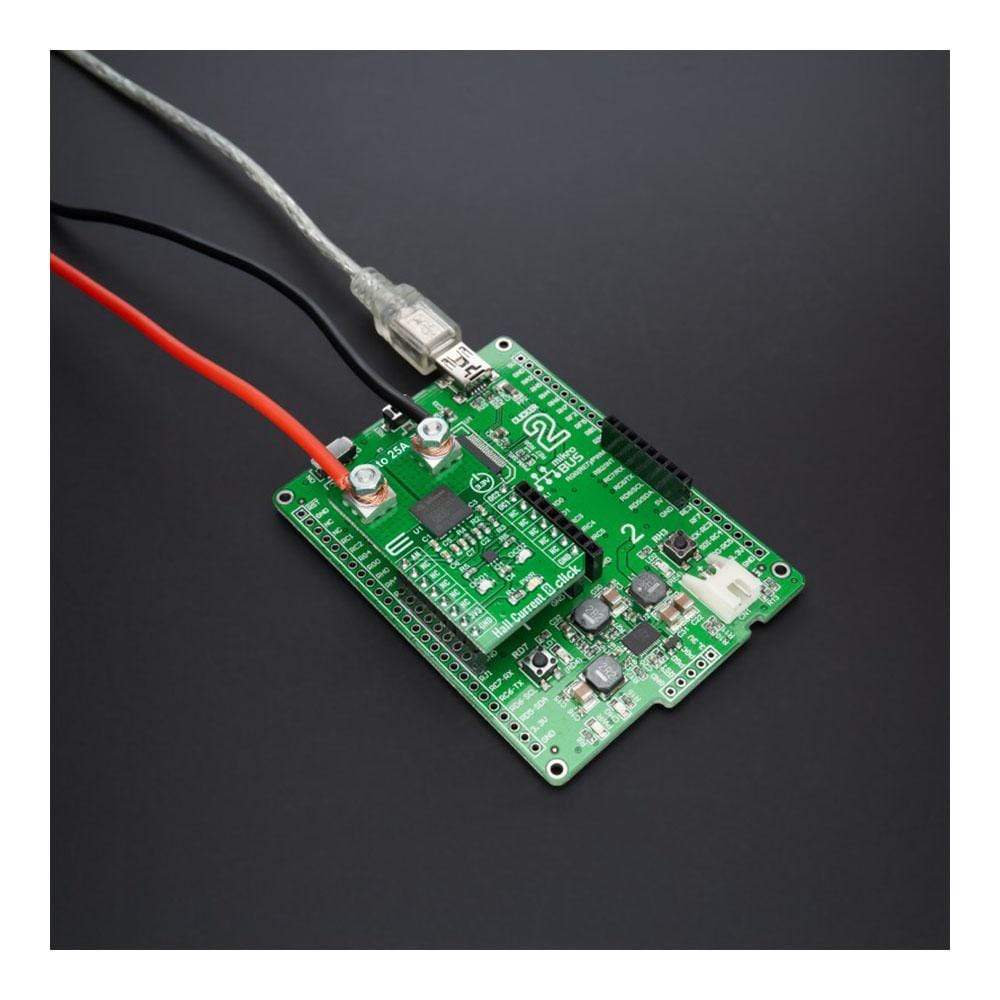 Mikroelektronika d.o.o. MIKROE-4632 Hall Current 8 -25A Click Board - The Debug Store UK