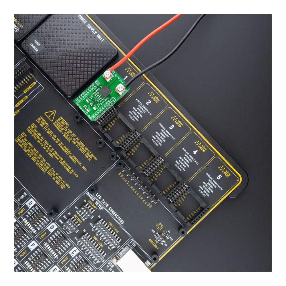 Mikroelektronika d.o.o. MIKROE-4632 Hall Current 8 -25A Click Board - The Debug Store UK