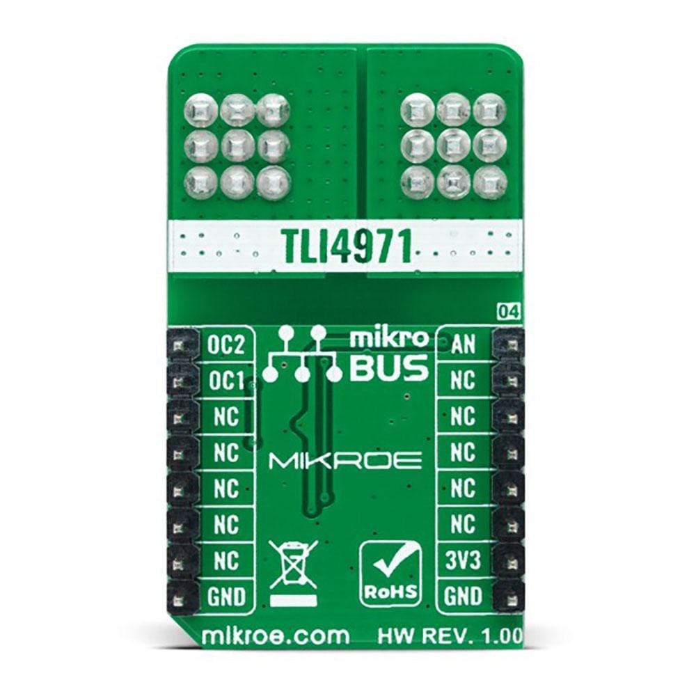 Mikroelektronika d.o.o. MIKROE-4632 Hall Current 8 -25A Click Board - The Debug Store UK