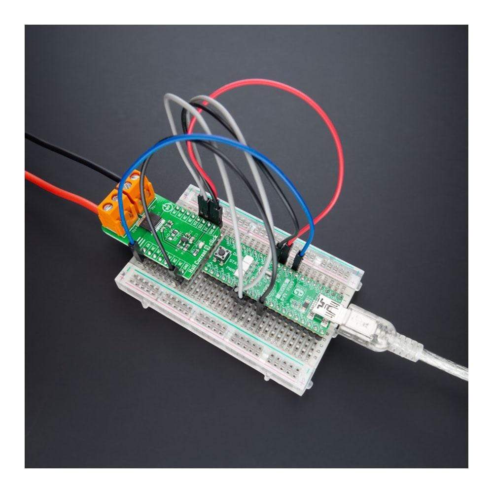 Mikroelektronika d.o.o. MIKROE-4466 Hall Current 9 Click Board - The Debug Store UK