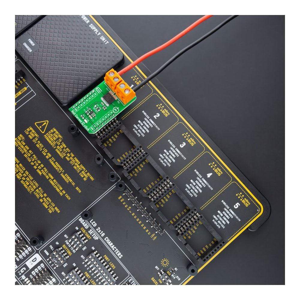 Mikroelektronika d.o.o. MIKROE-4466 Hall Current 9 Click Board - The Debug Store UK